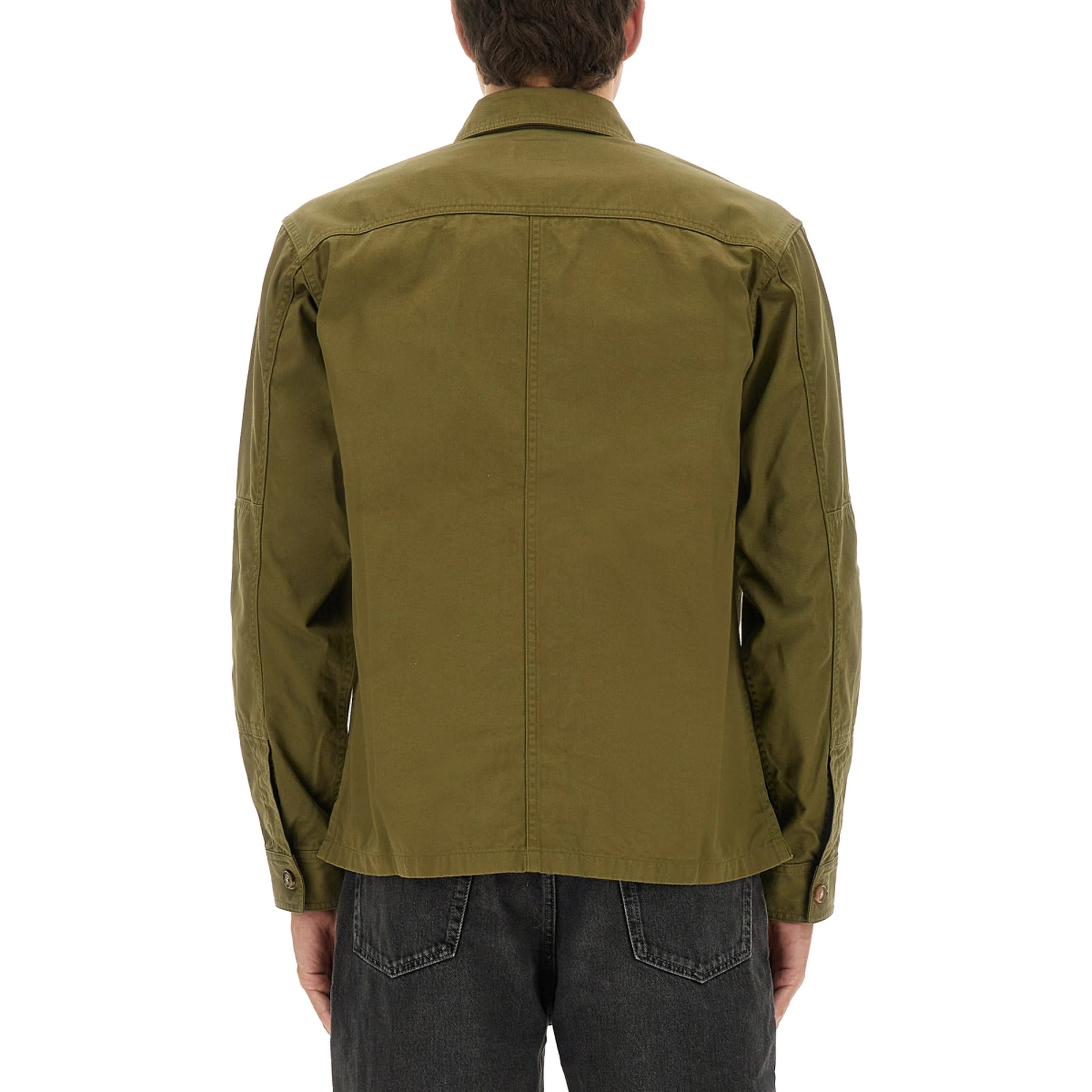 COTTON TWILL OVERSHIRT
