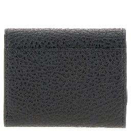 'Four Stitches' grain leather wallet