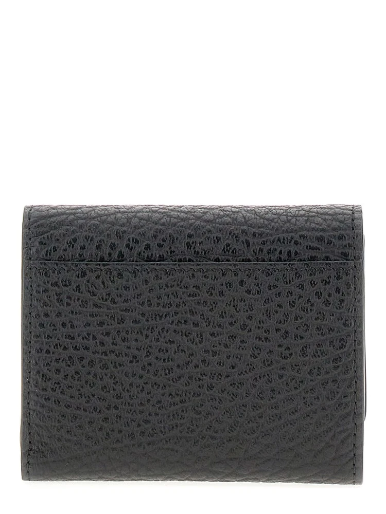 'Four Stitches' grain leather wallet alternative
