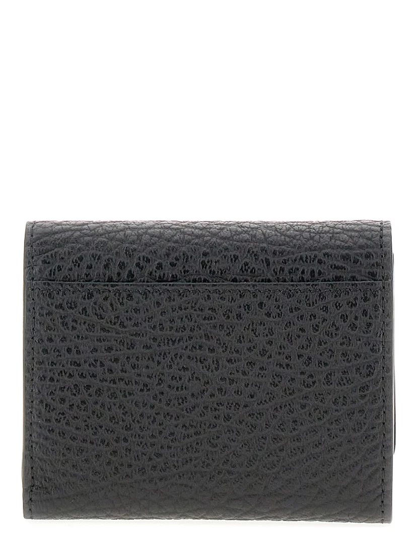 'Four Stitches' grain leather wallet
