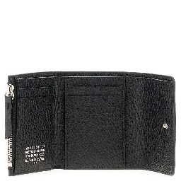 'Four Stitches' grain leather wallet
