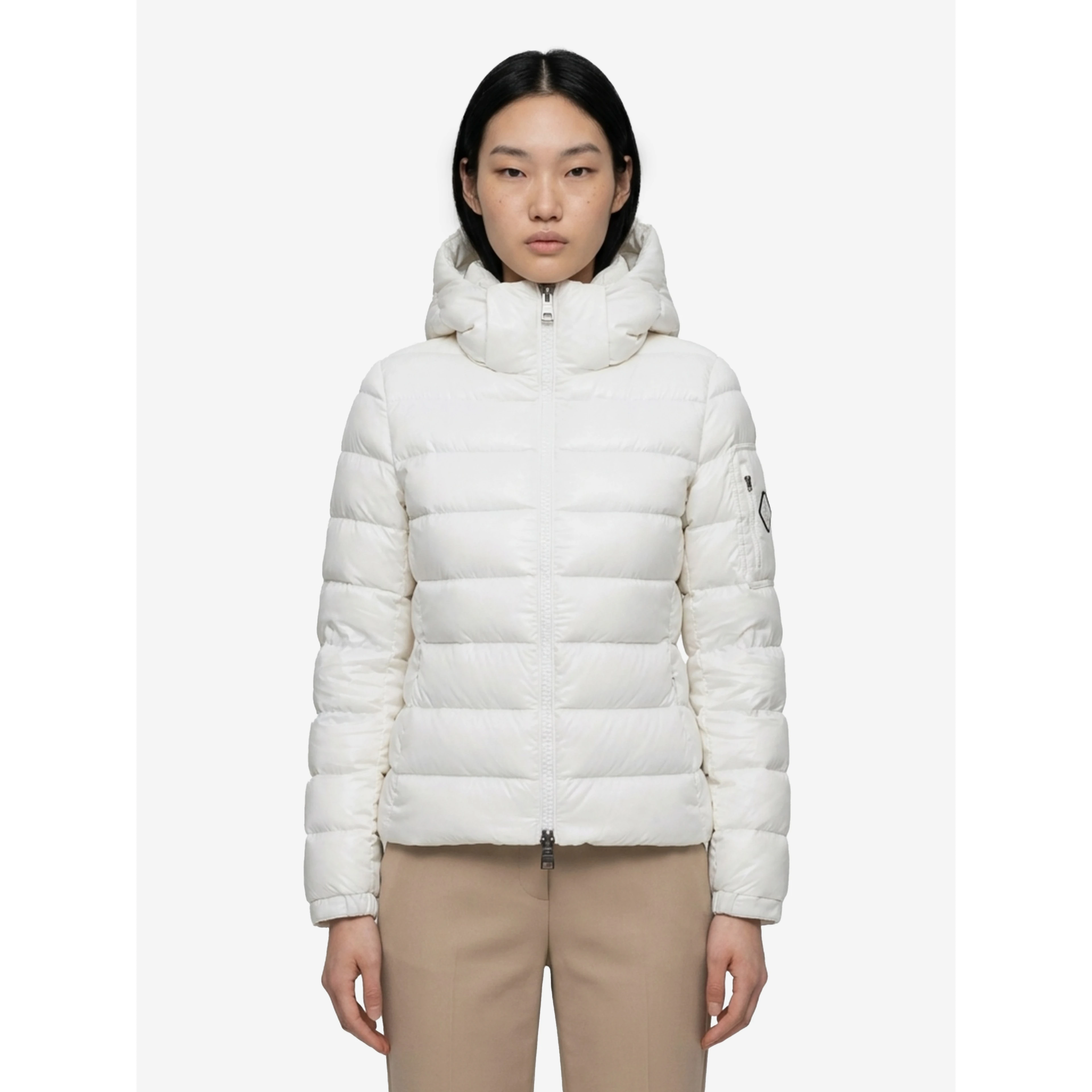 White short down jacket