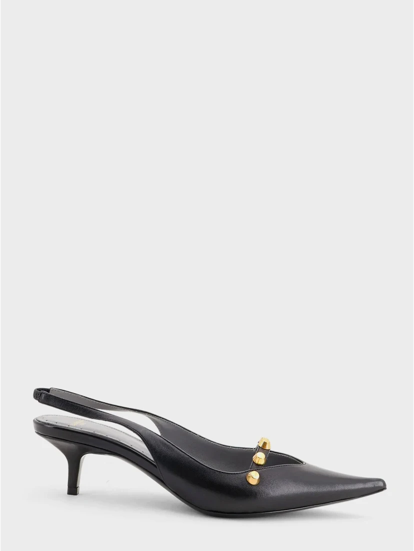 Midnight 45 slingback pumps