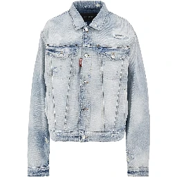 Vintage effect denim jacket
