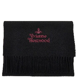 Logo embroidery scarf