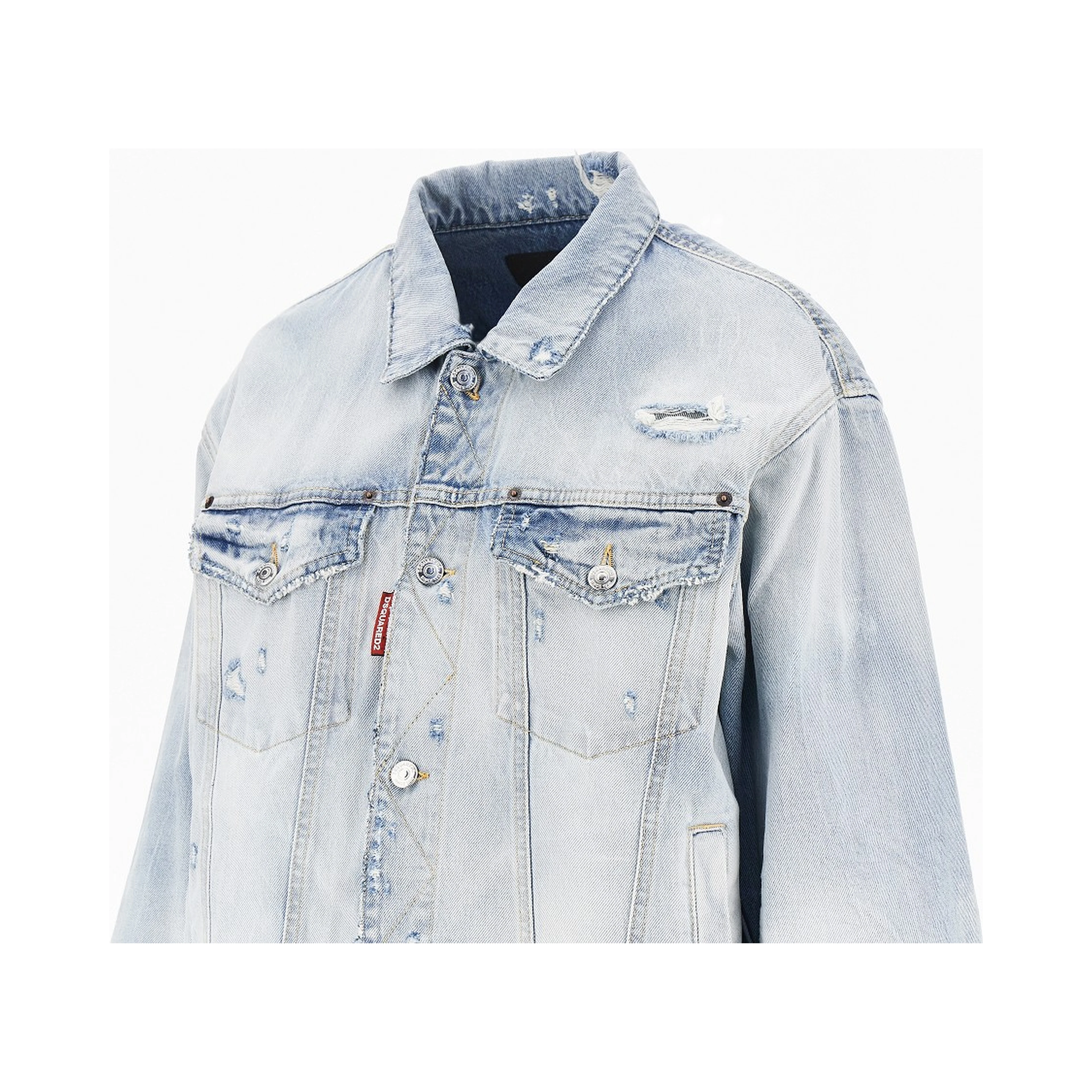 Vintage effect denim jacket