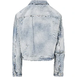 Vintage effect denim jacket