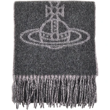 Single Orb double-face wool scarf