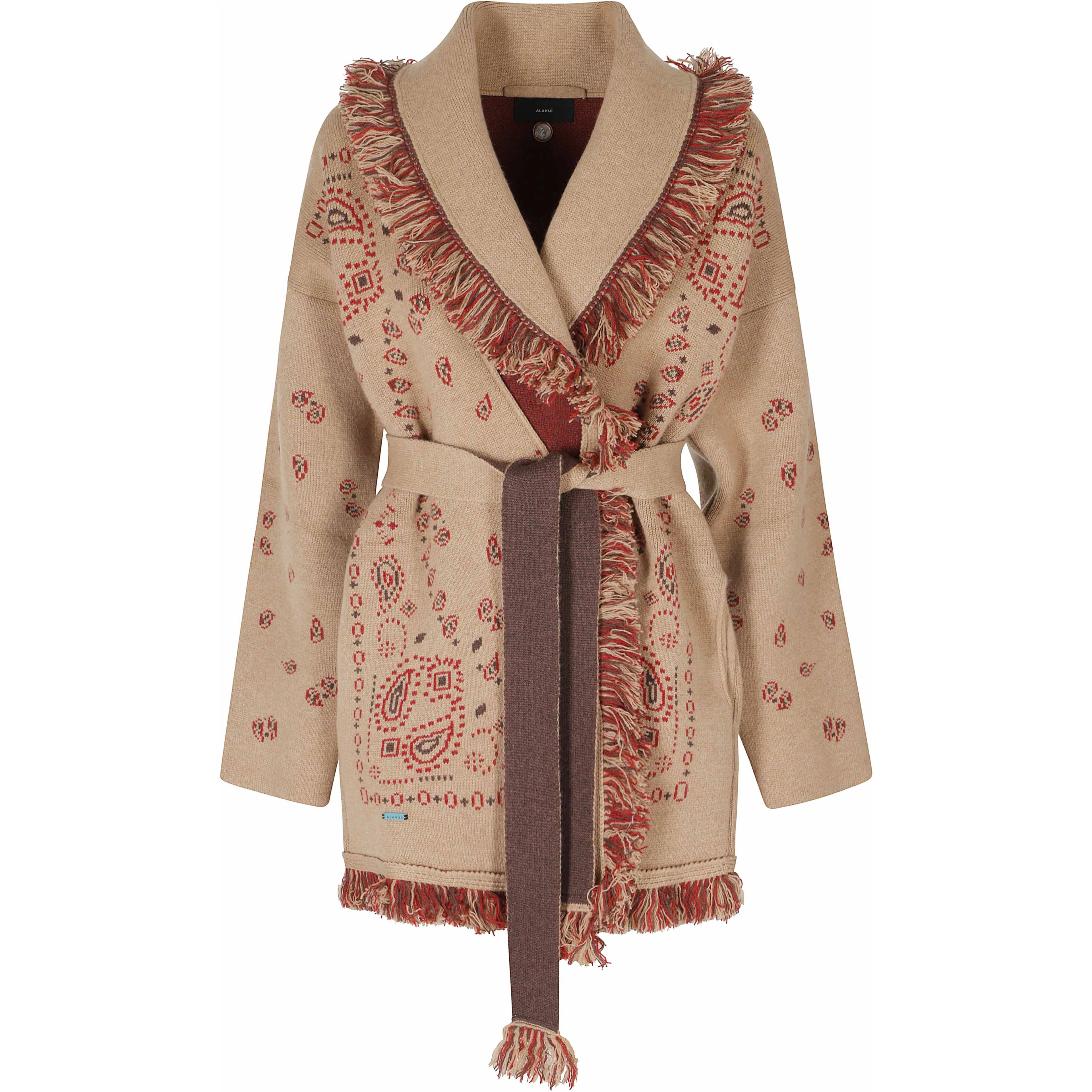 BANDANA JACQUARD CARDIGAN