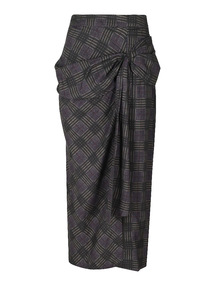 BOW MIDI LENGHT SKIRT