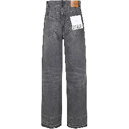 FABRIC MIX JEANS