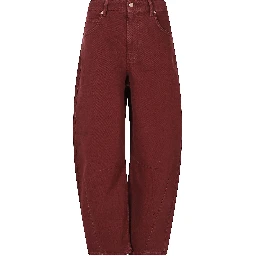 COLOUR DENIM BARREL LEG