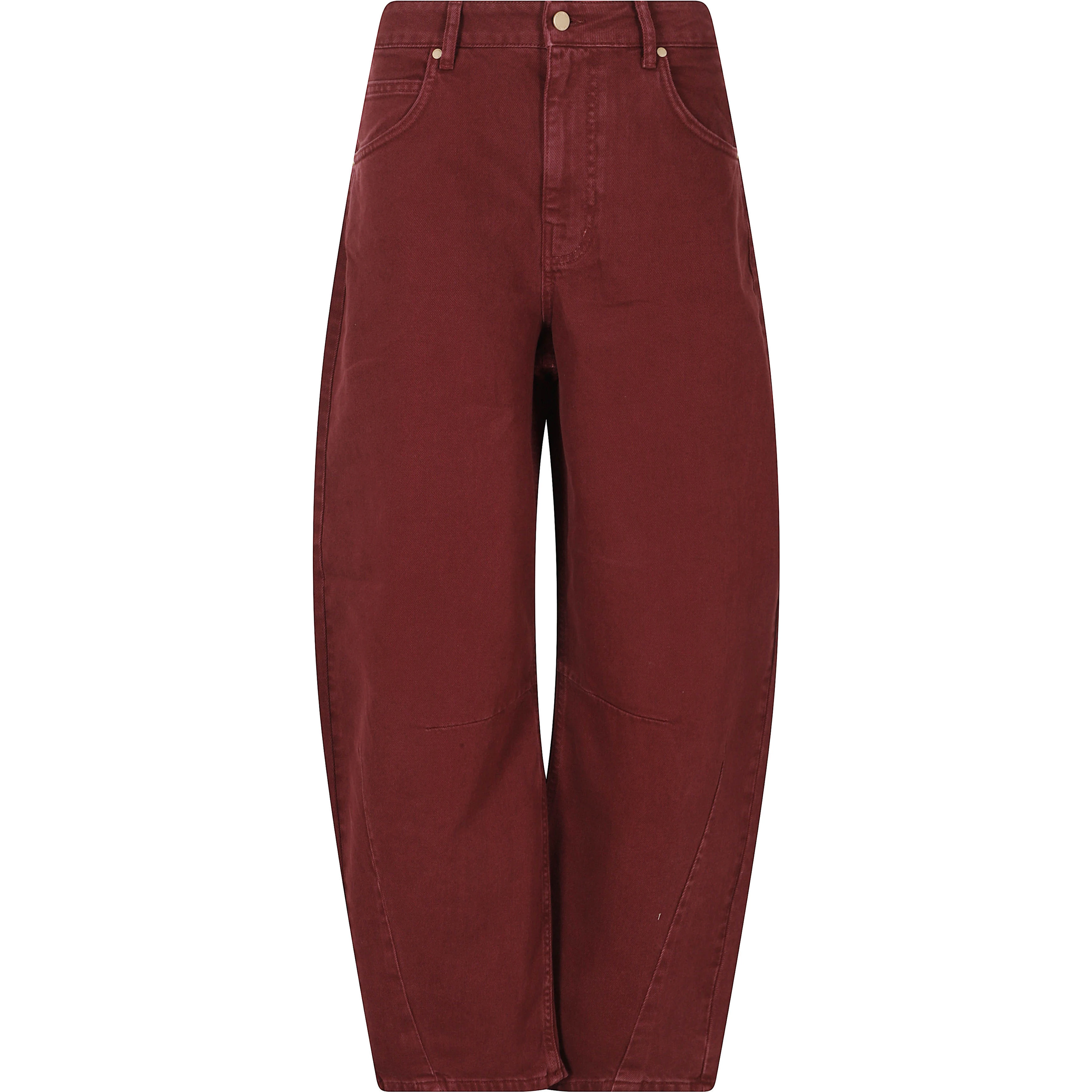 COLOUR DENIM BARREL LEG