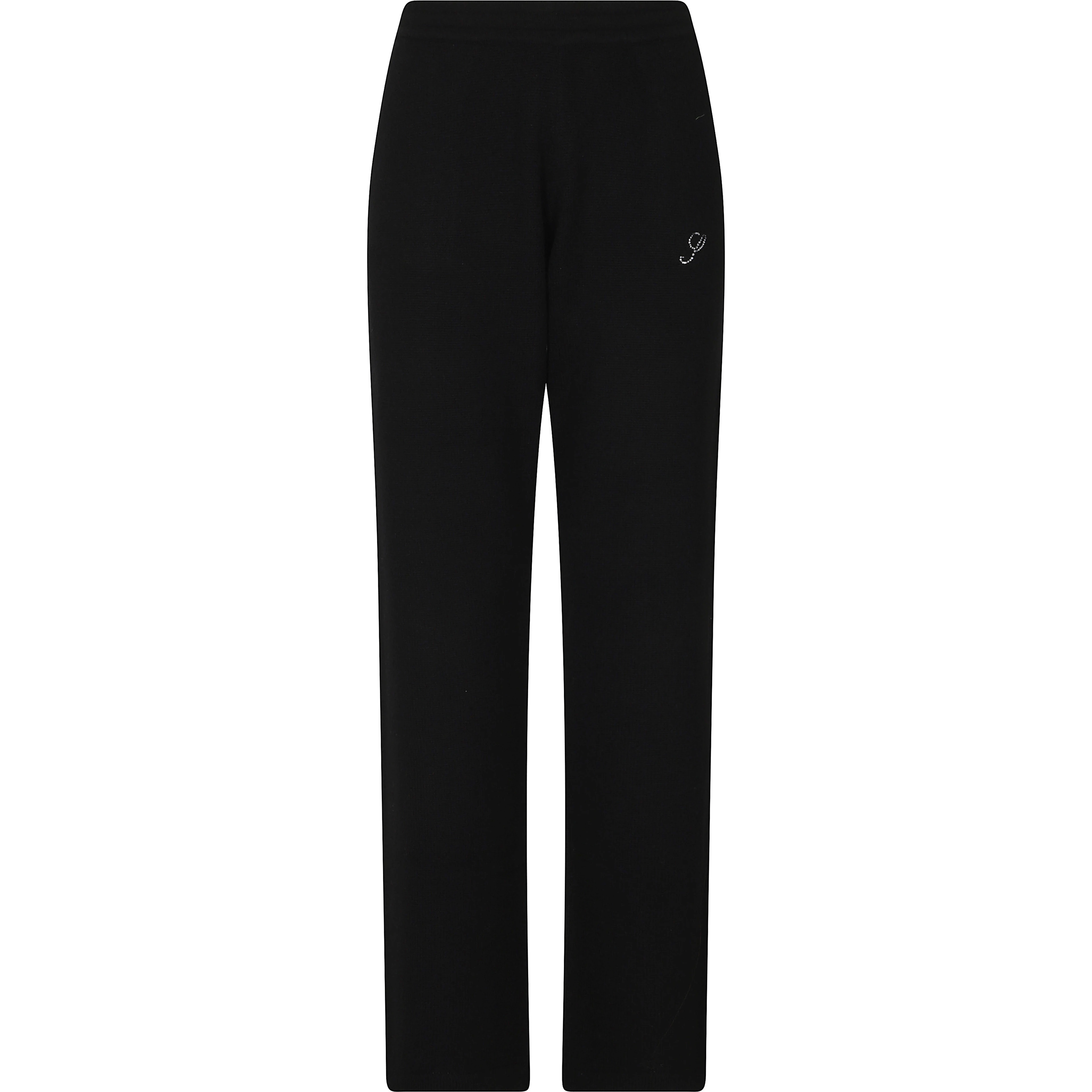 S LOGO CASHMERE TROUSERS