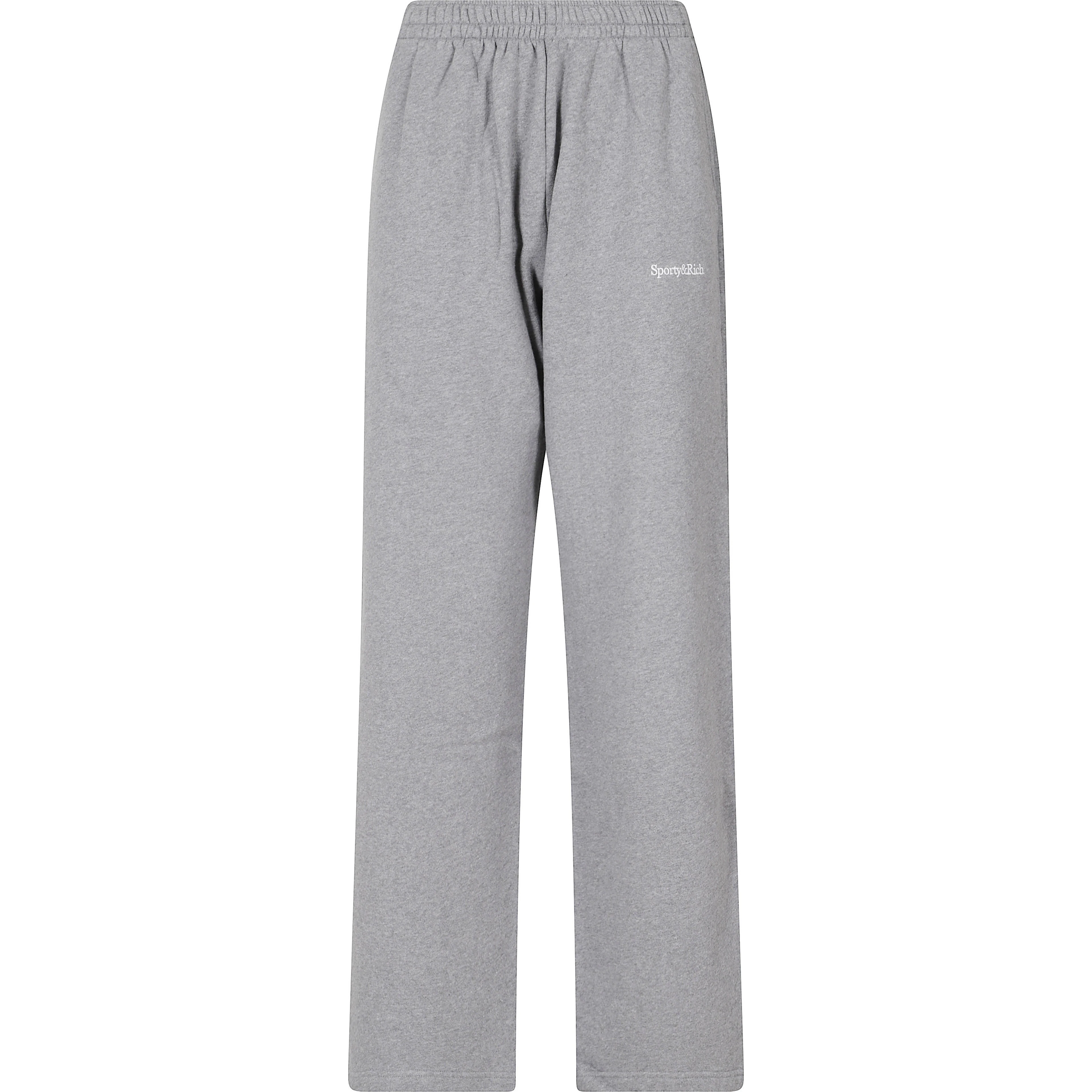 SERIF LOGO EMBROIDERED WIDE SWEATPANT