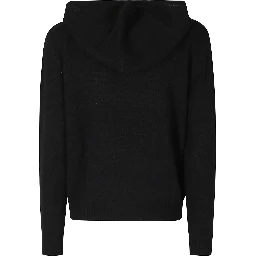 S LOGO CASHMERE ZIP HOODIE