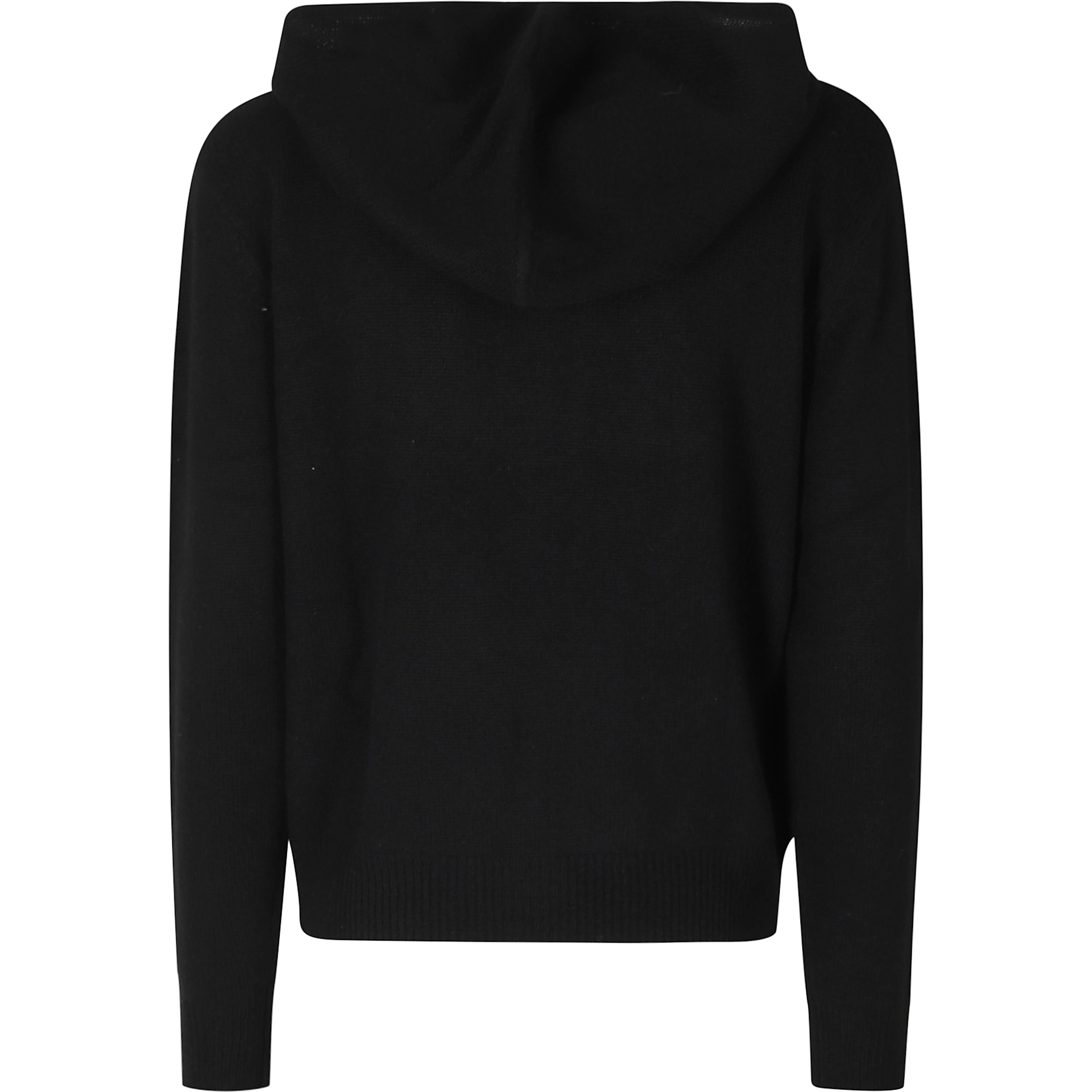 S LOGO CASHMERE ZIP HOODIE