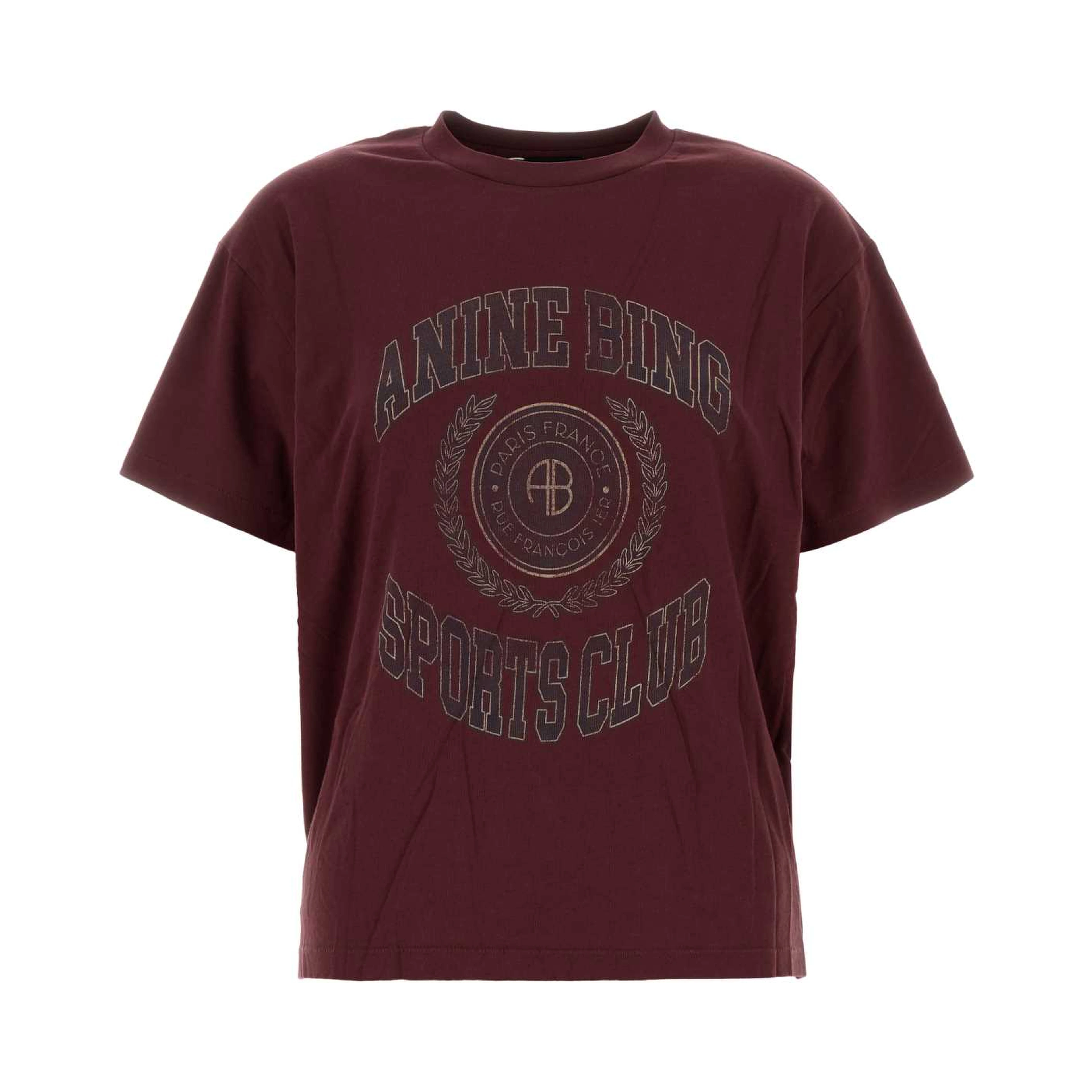 CADE TEE COLLEGIATE - BURGUNDY