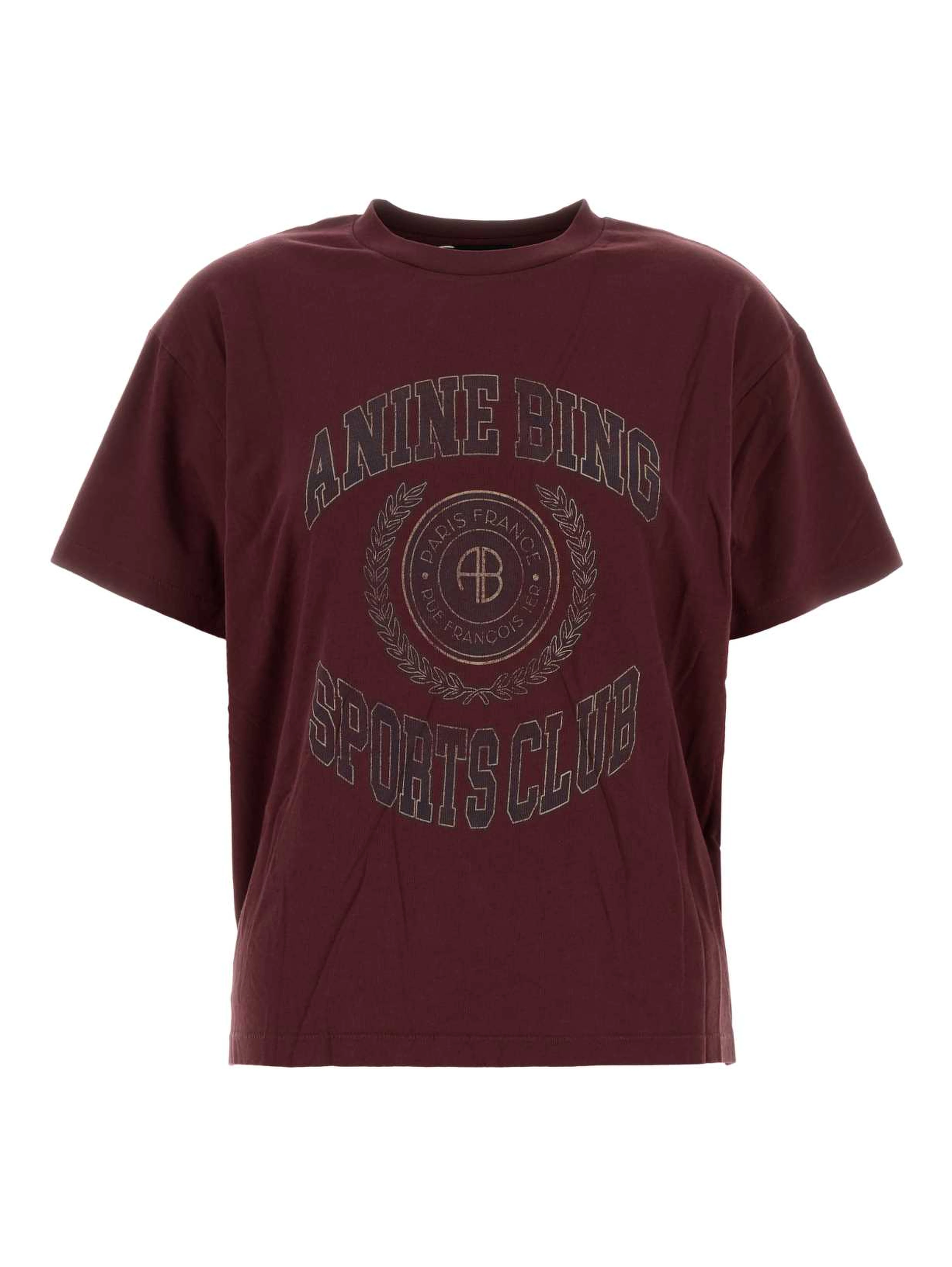 CADE TEE COLLEGIATE - BURGUNDY
