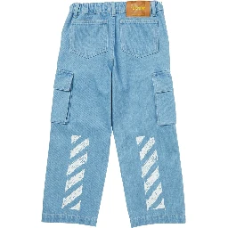 diag sketch denim cargo pant
