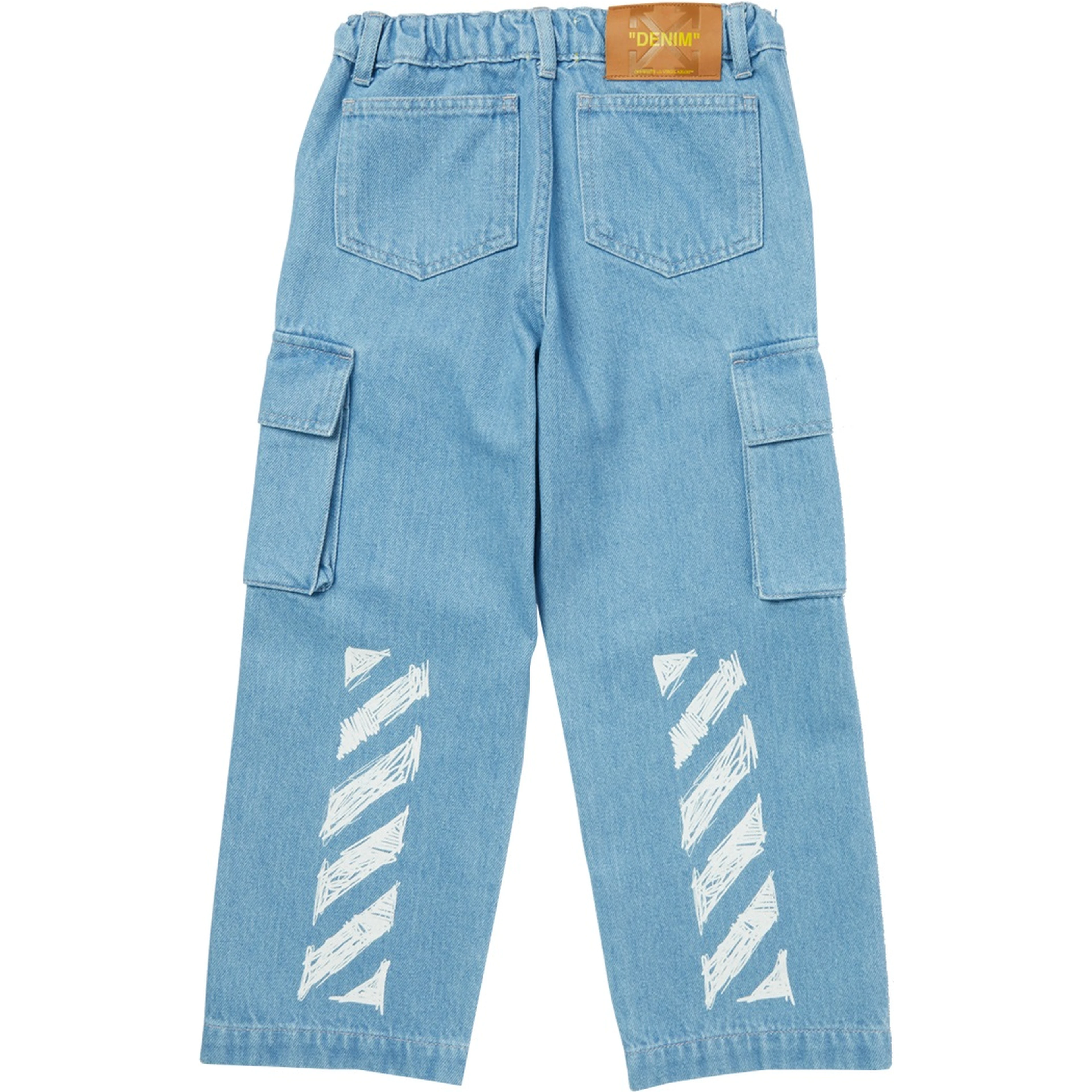 diag sketch denim cargo pant