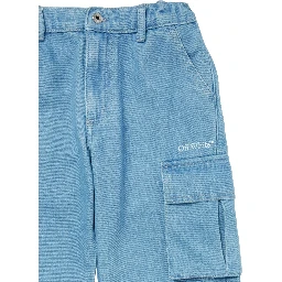 diag sketch denim cargo pant