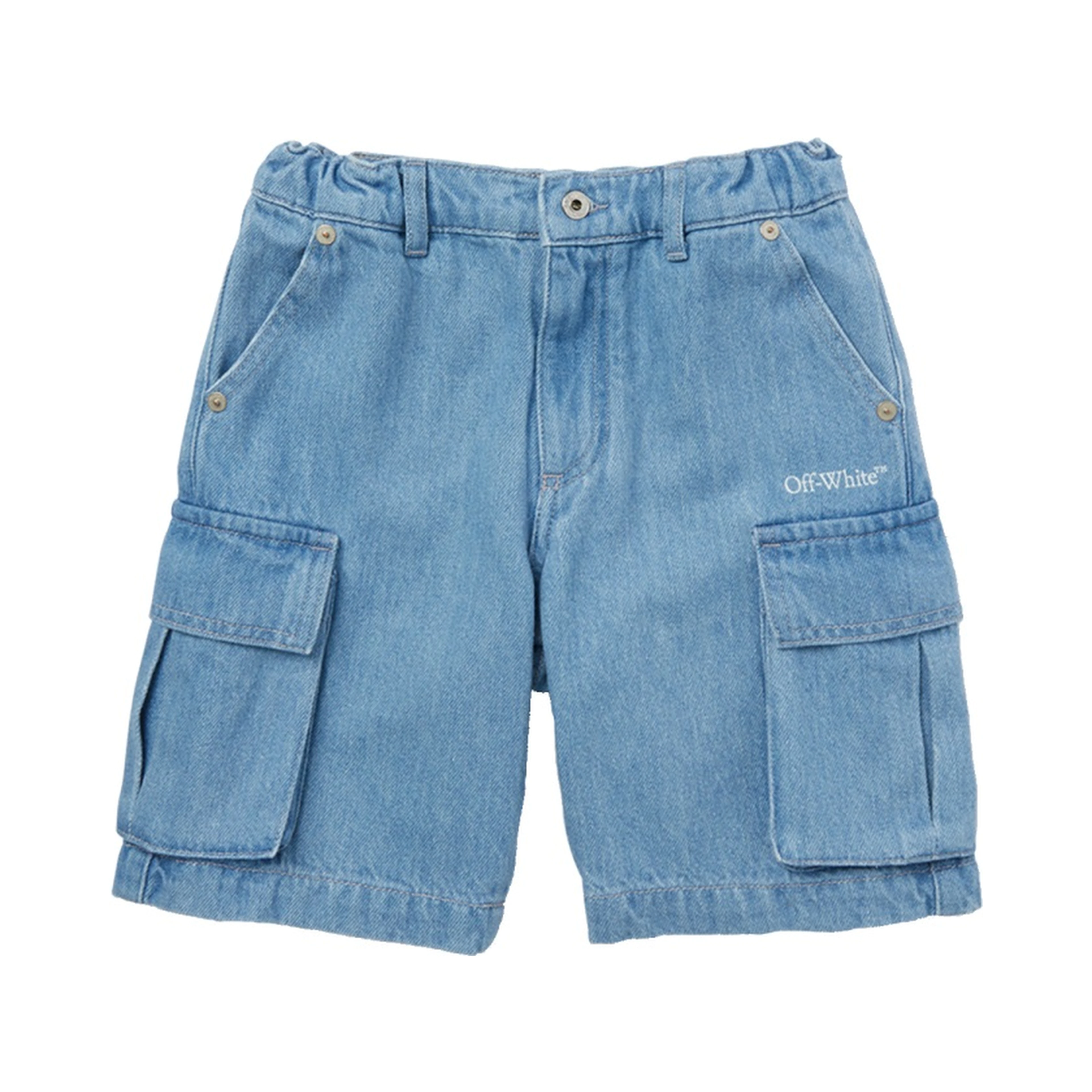 diag sketch denim cargo short