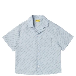 logo aop bowling shirt