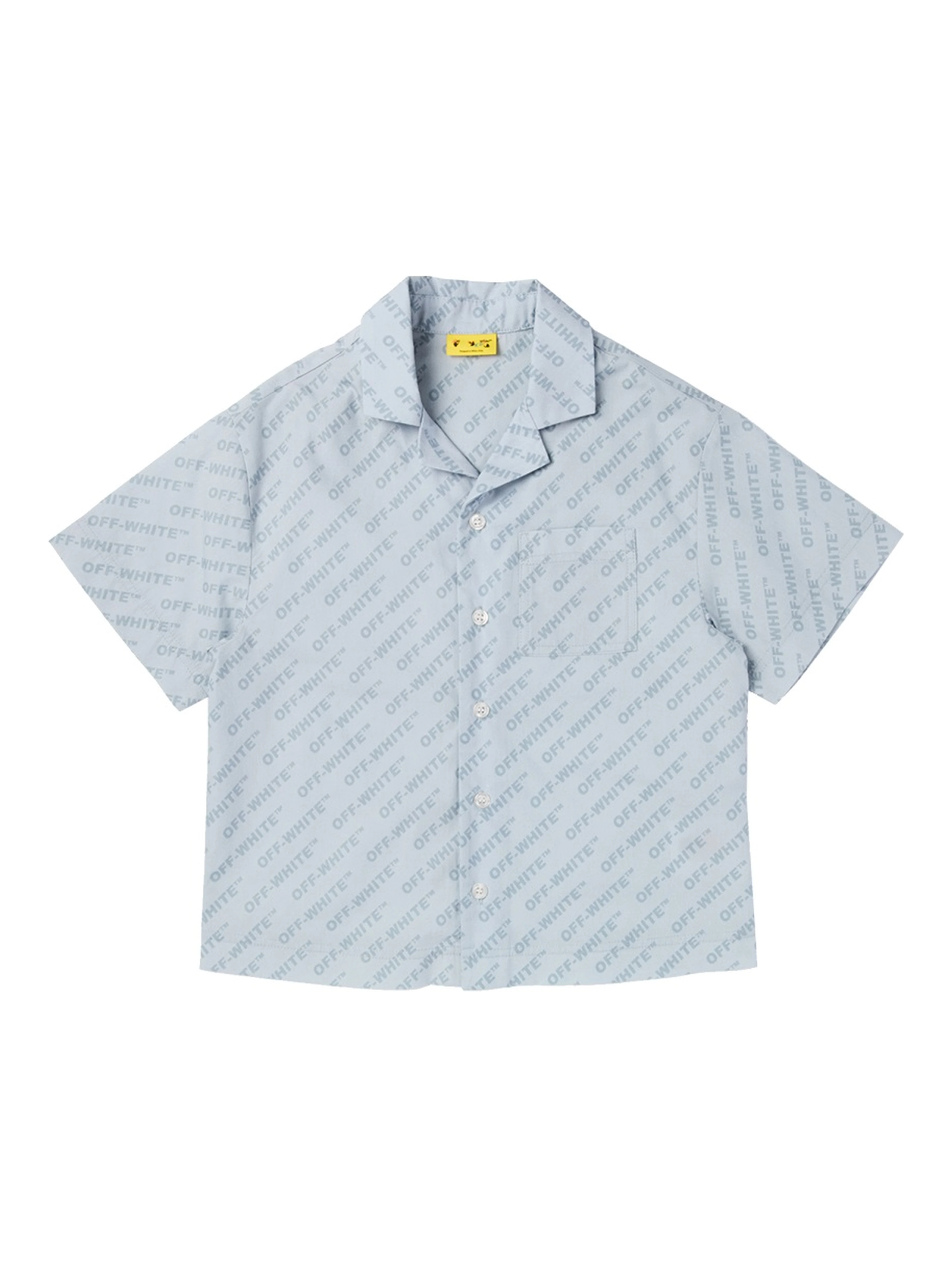 logo aop bowling shirt