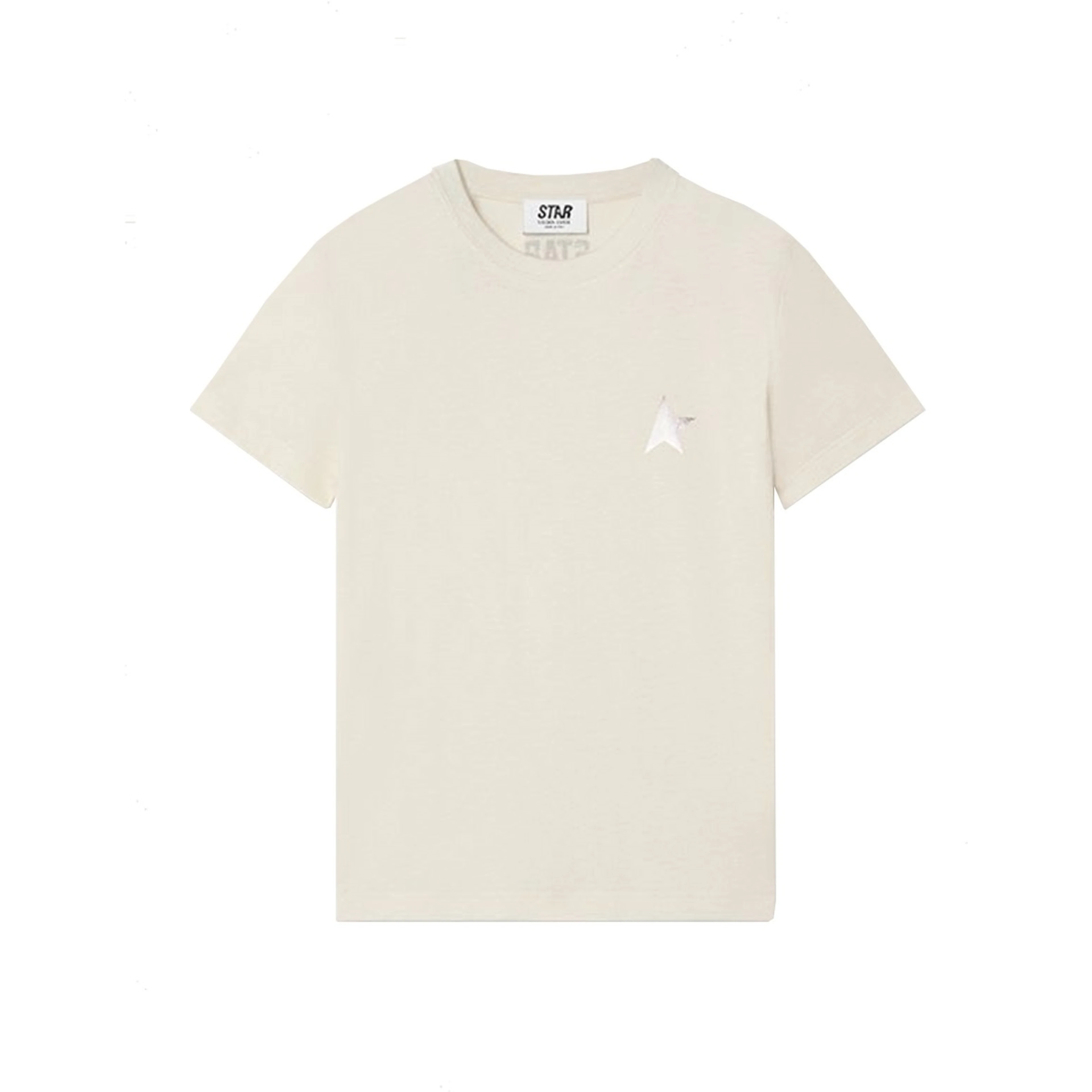 star unisex t-shirt cotton jersey with metallic print