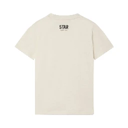 star unisex t-shirt cotton jersey with metallic print