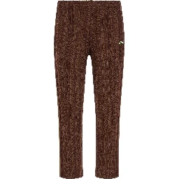 Brown Polyester Joggers (Workout Pants)