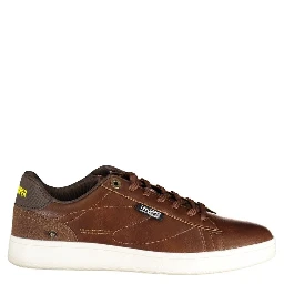 Brown Polyester Sneakers