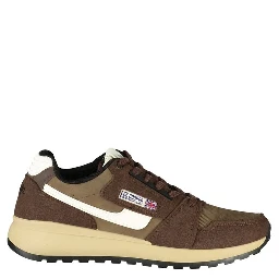 Brown Polyurethane Men's Sneaker