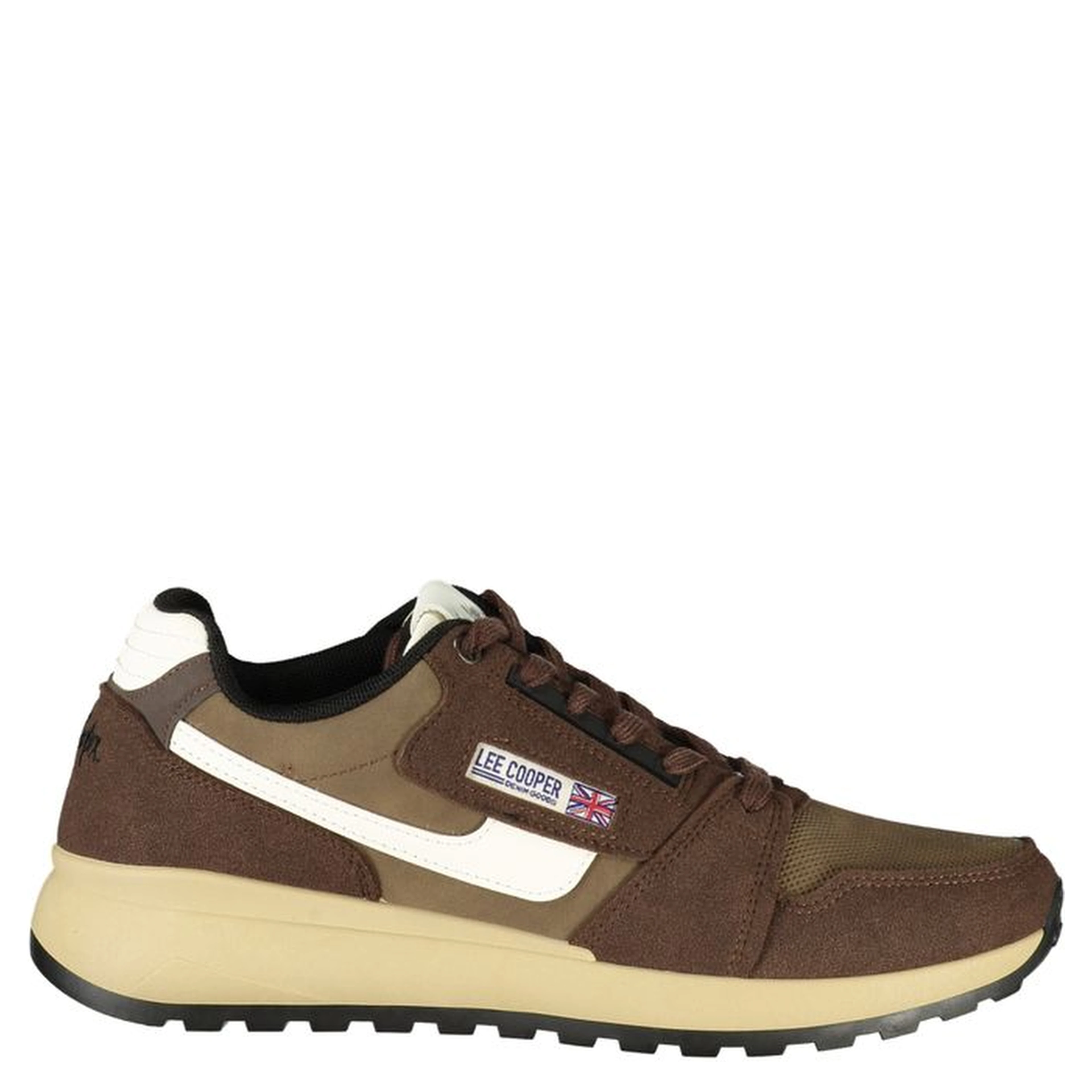 Brown Polyurethane Men's Sneaker