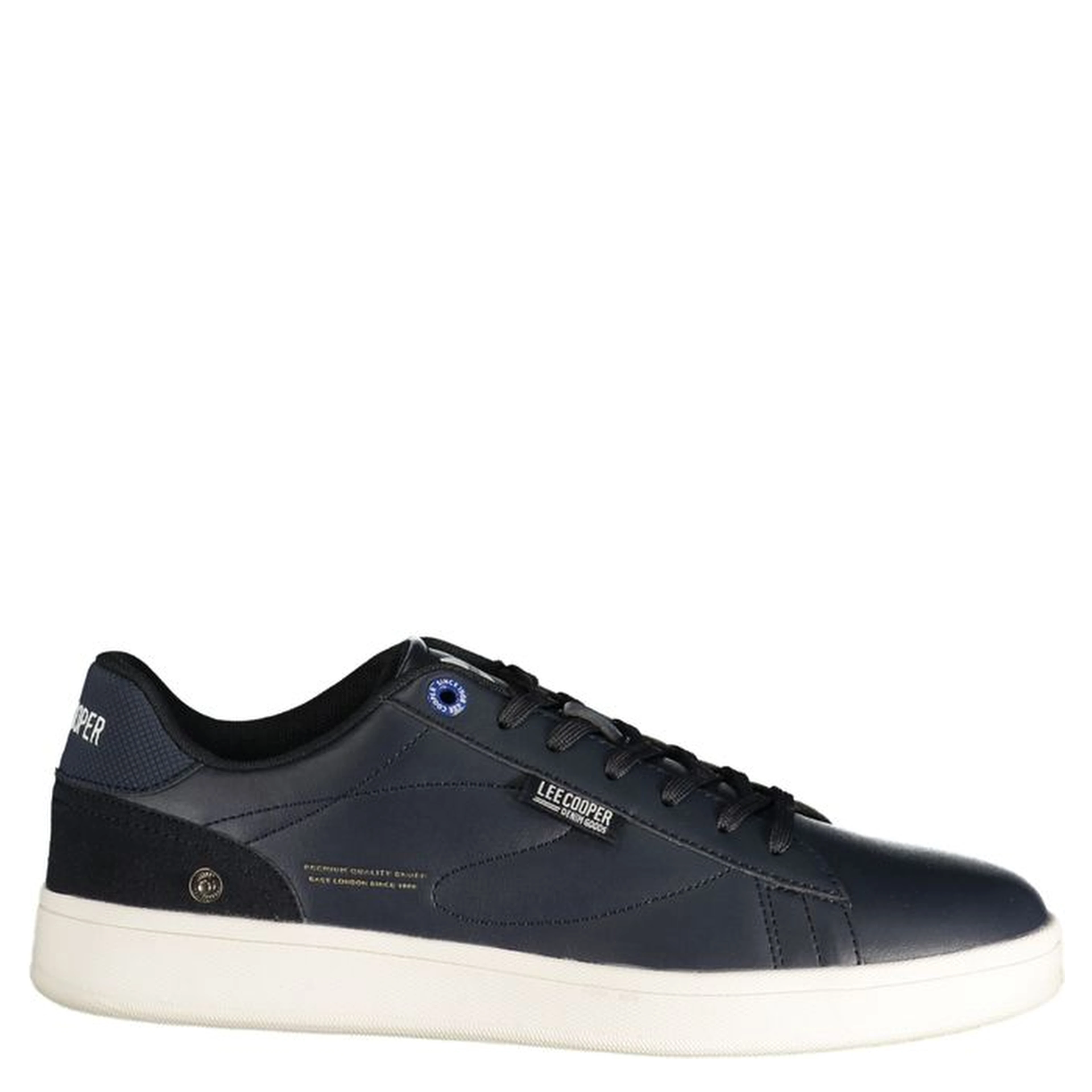 Blue Polyester Athletic Sneakers