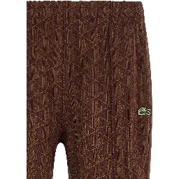 Brown Polyester Joggers (Workout Pants)