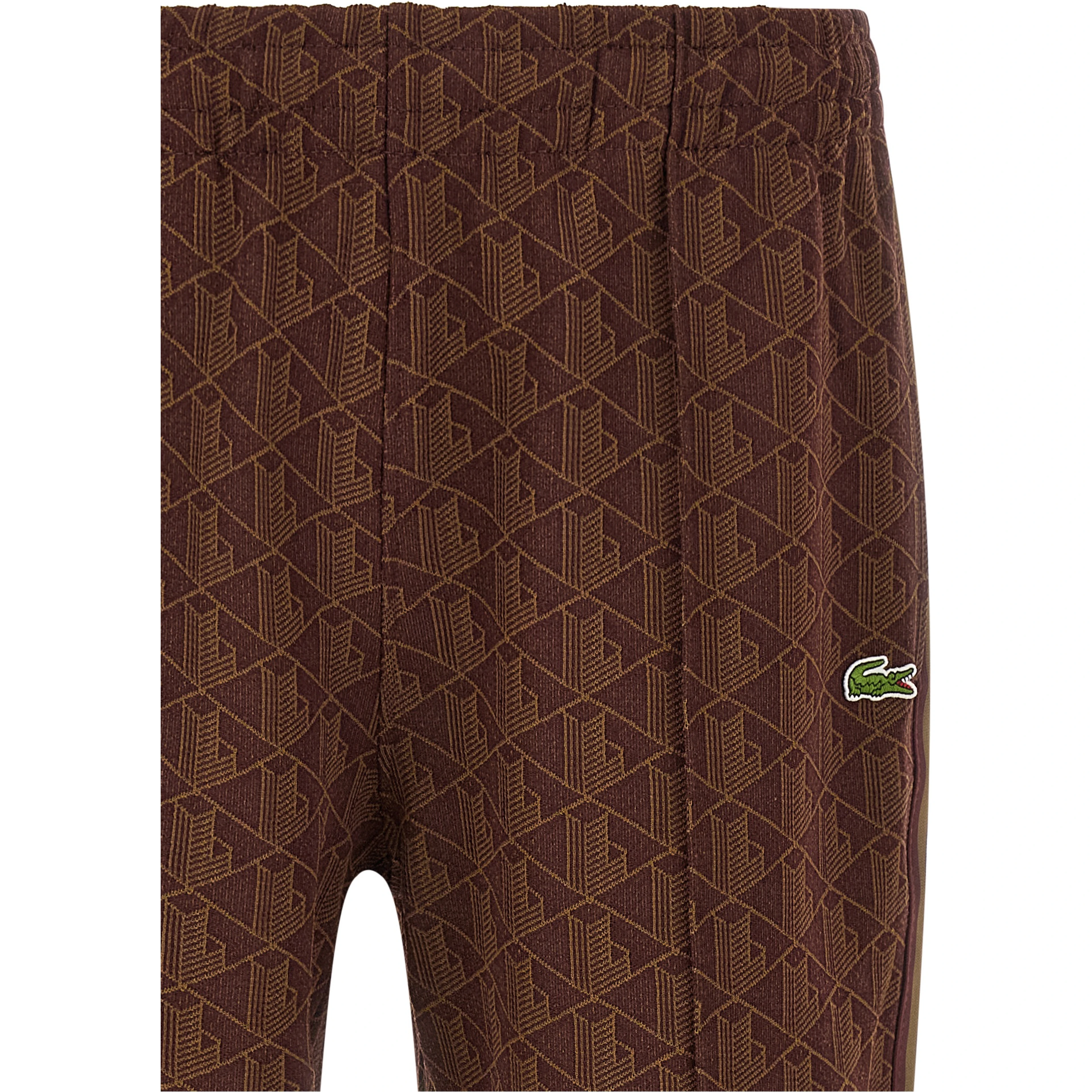Brown Polyester Joggers (Workout Pants)
