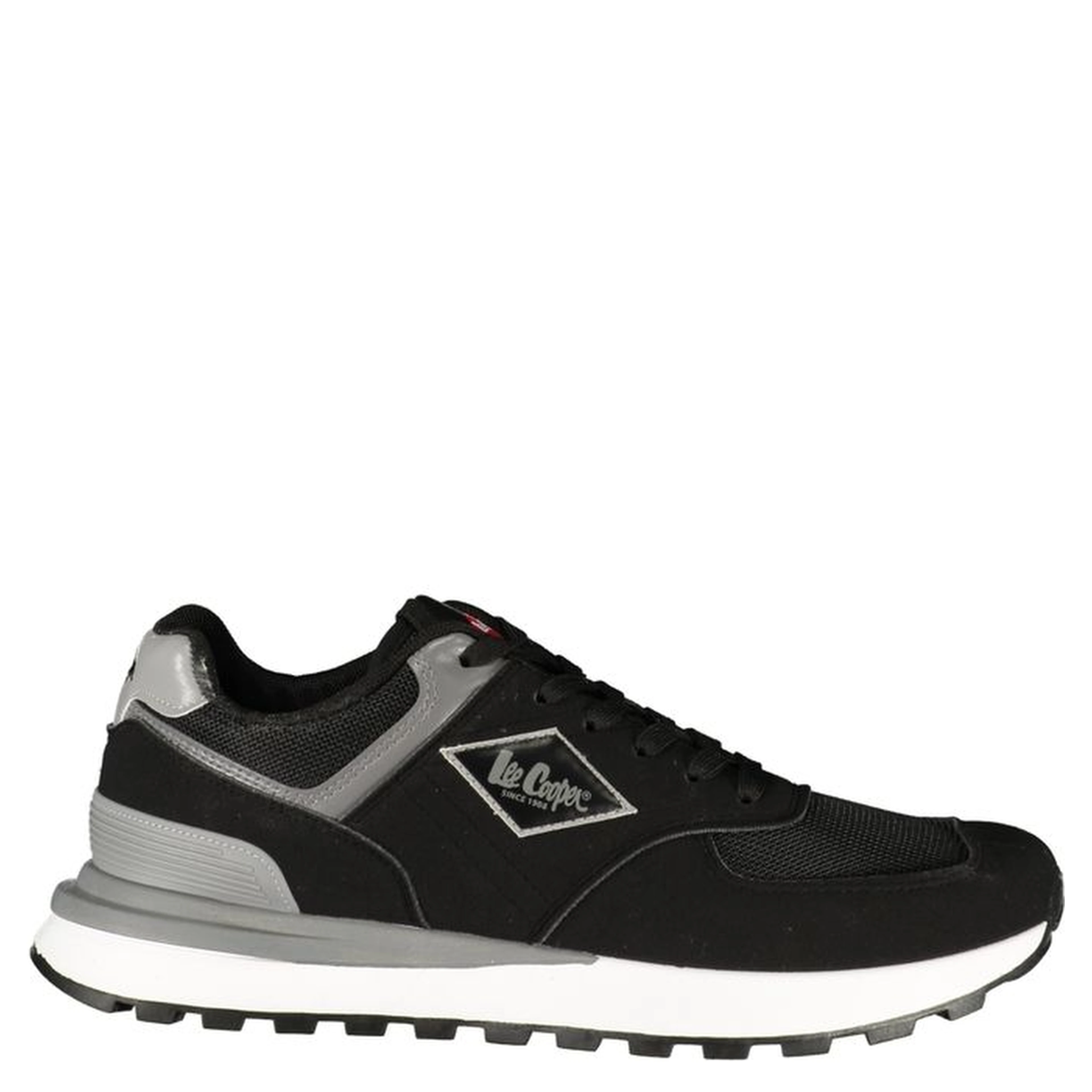 Black Polyurethane Mens Sneaker