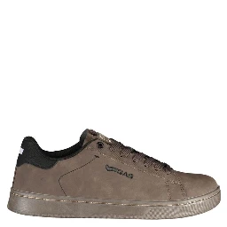 Brown Polyurethane Mens Sneaker