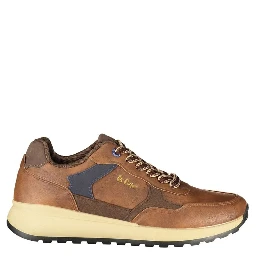 Brown Polyester Athletic Sneakers