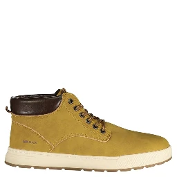 Beige Polyurethane Men's Sneaker