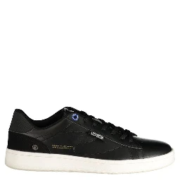 Black Polyurethane Men's Sneaker