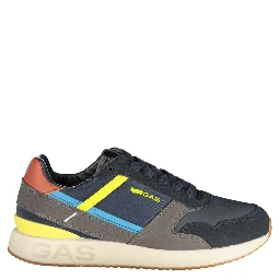 Blue Polyurethane Men's Sneaker