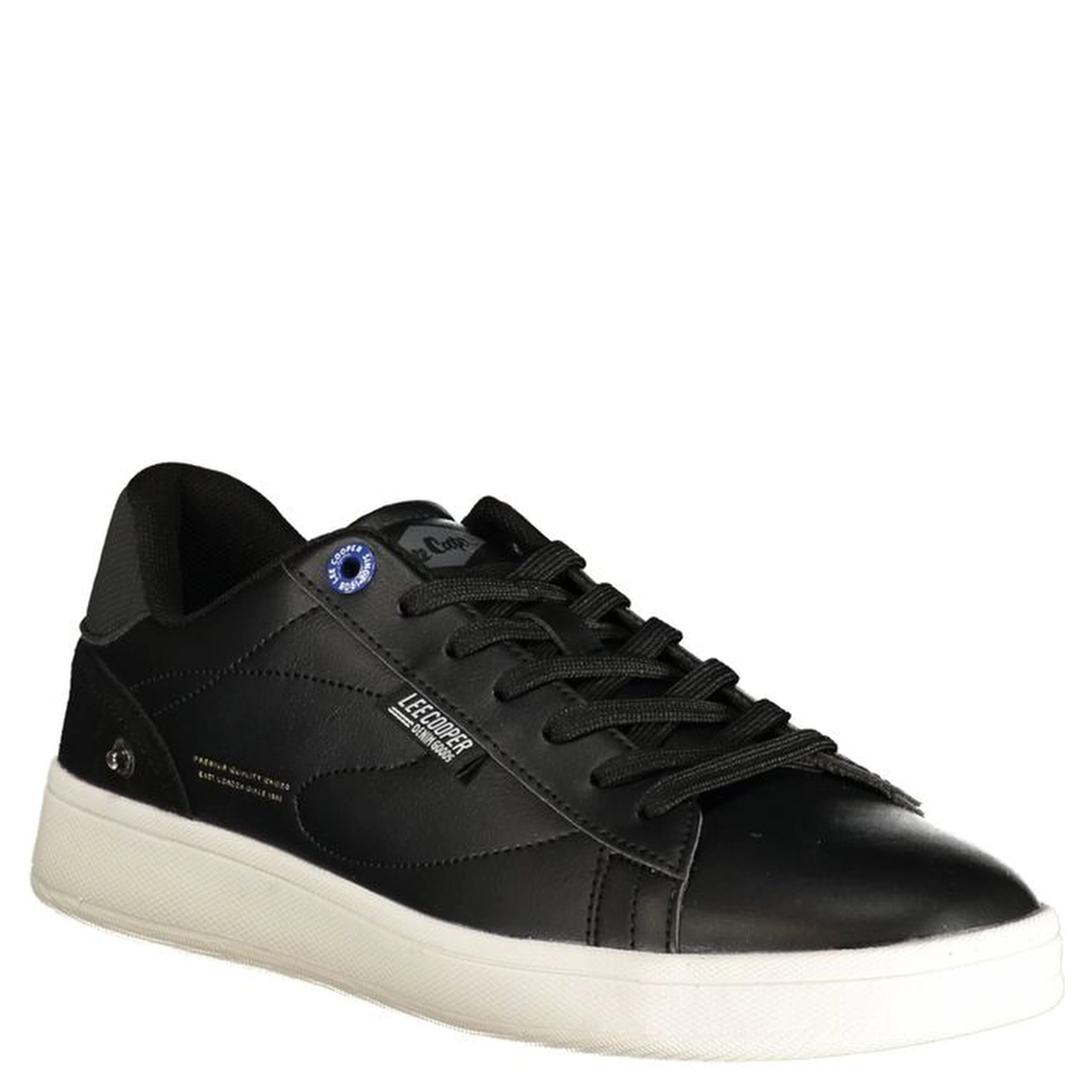 Black Polyurethane Men's Sneaker