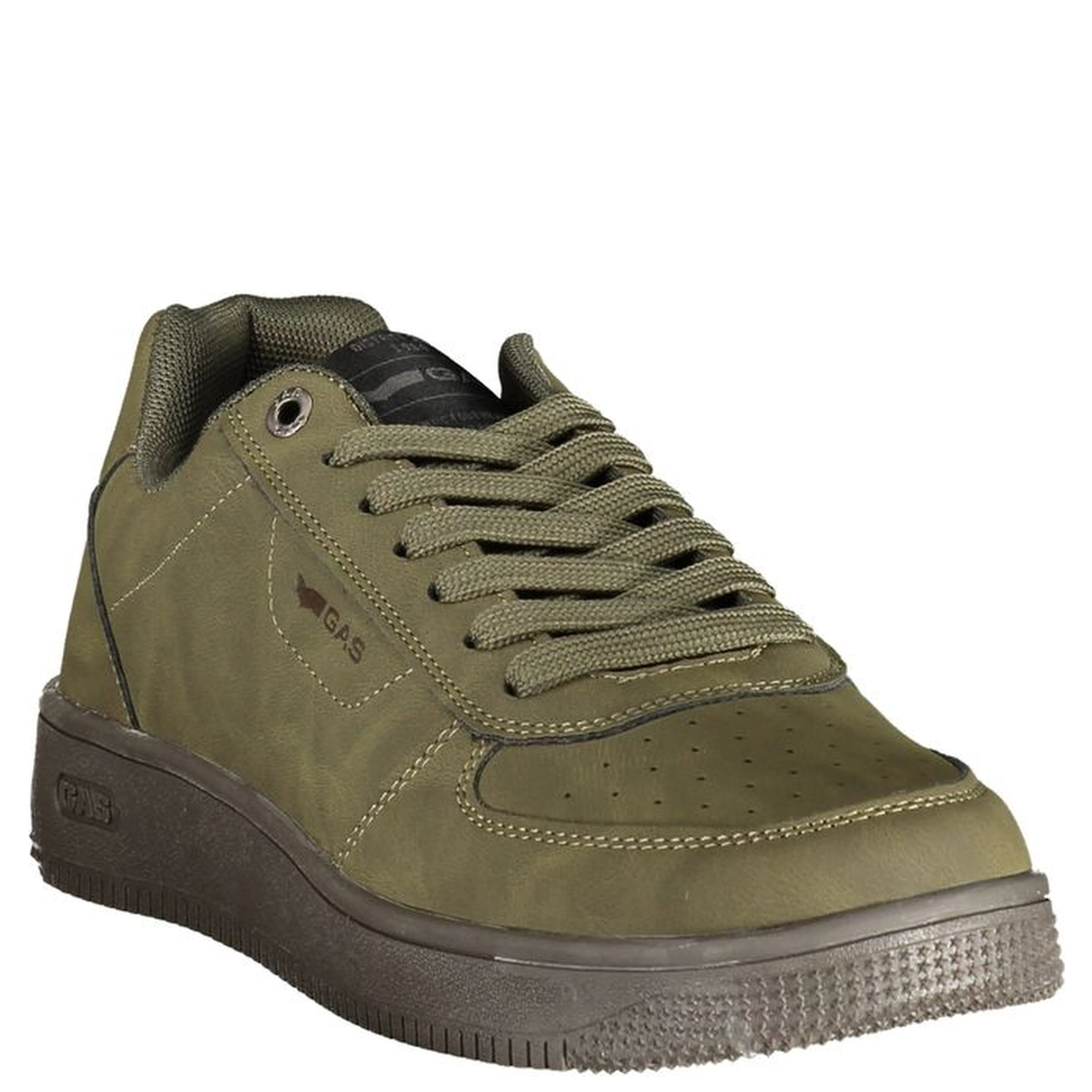 Green Polyurethane Mens Sneaker