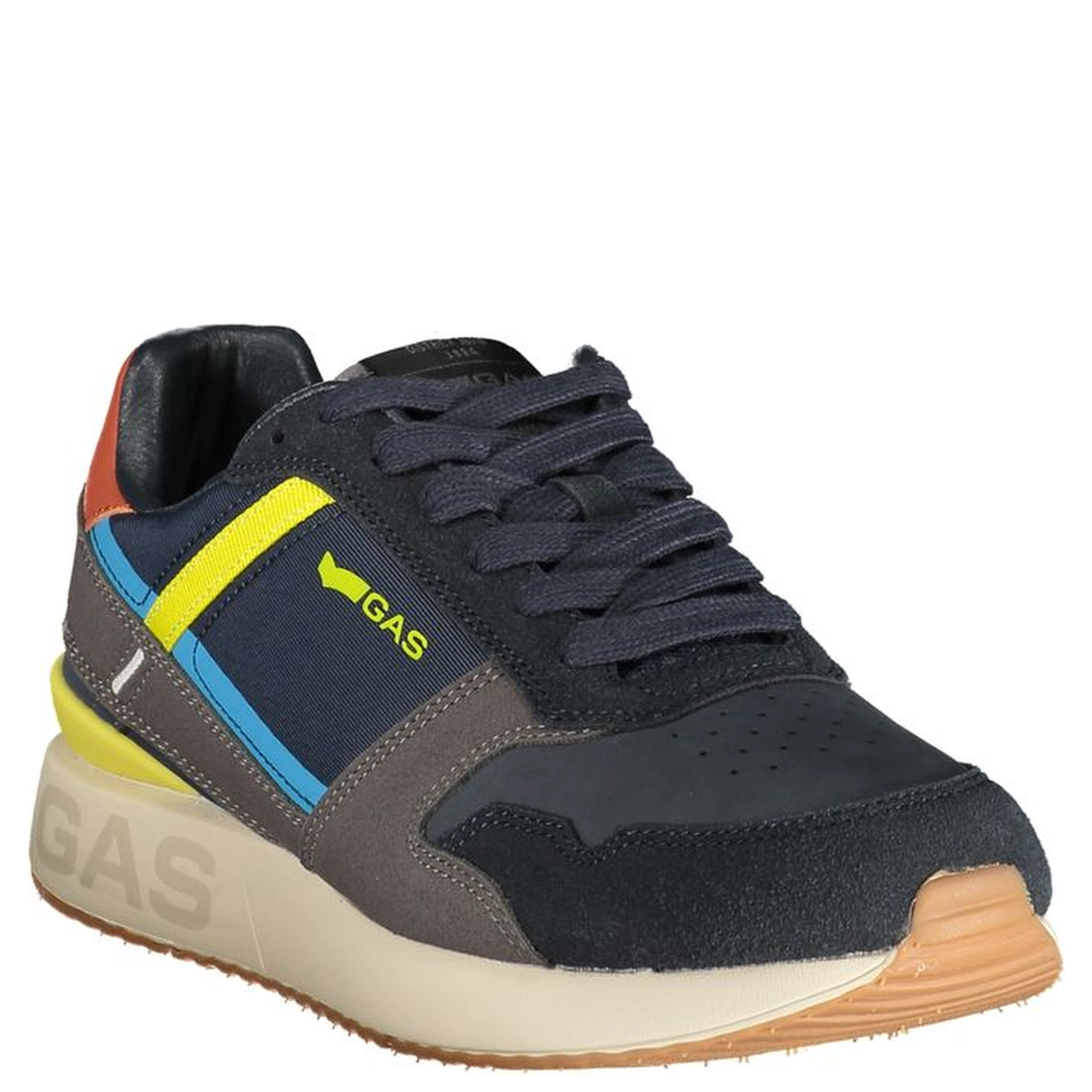 Blue Polyurethane Men's Sneaker