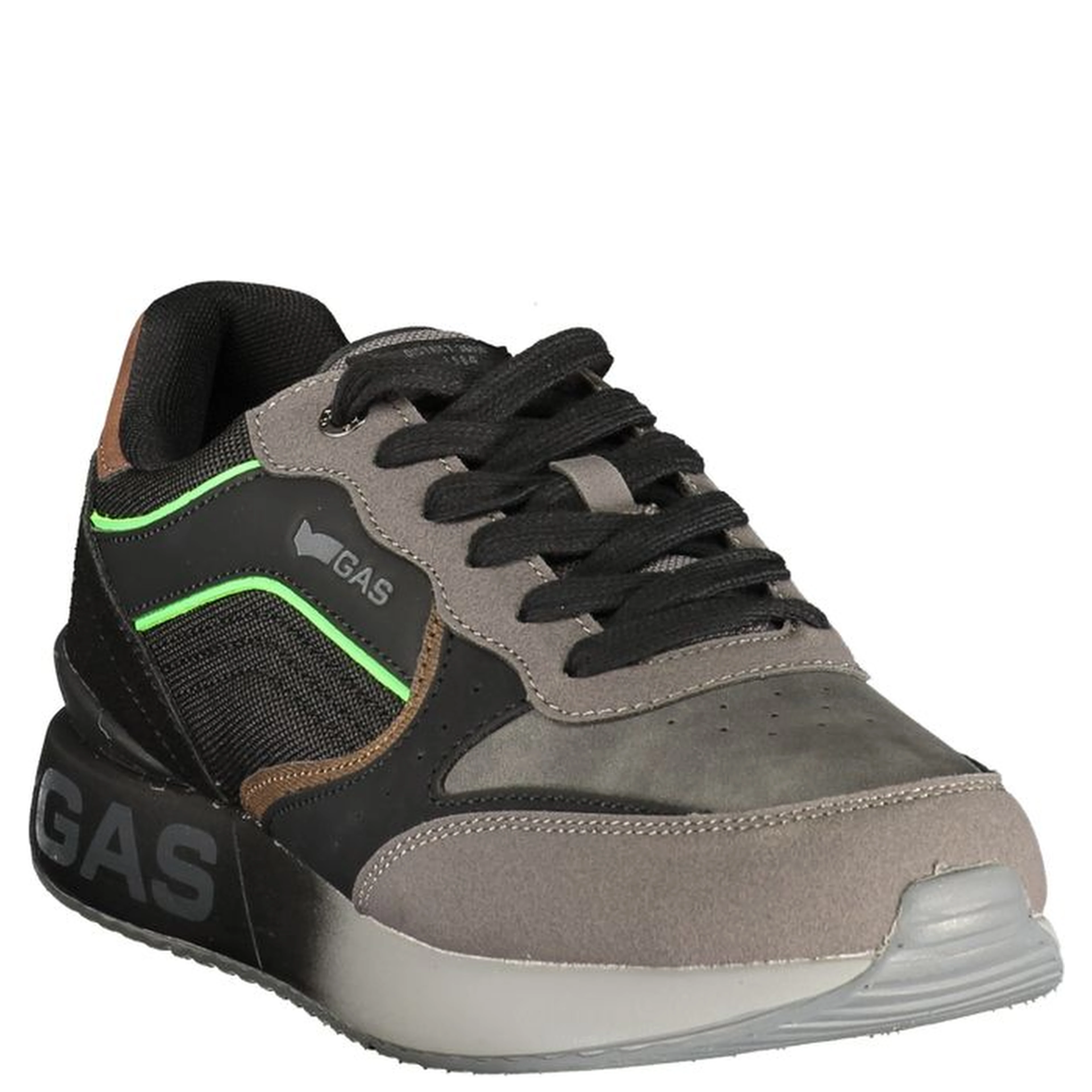 Black Polyurethane Mens Sneaker