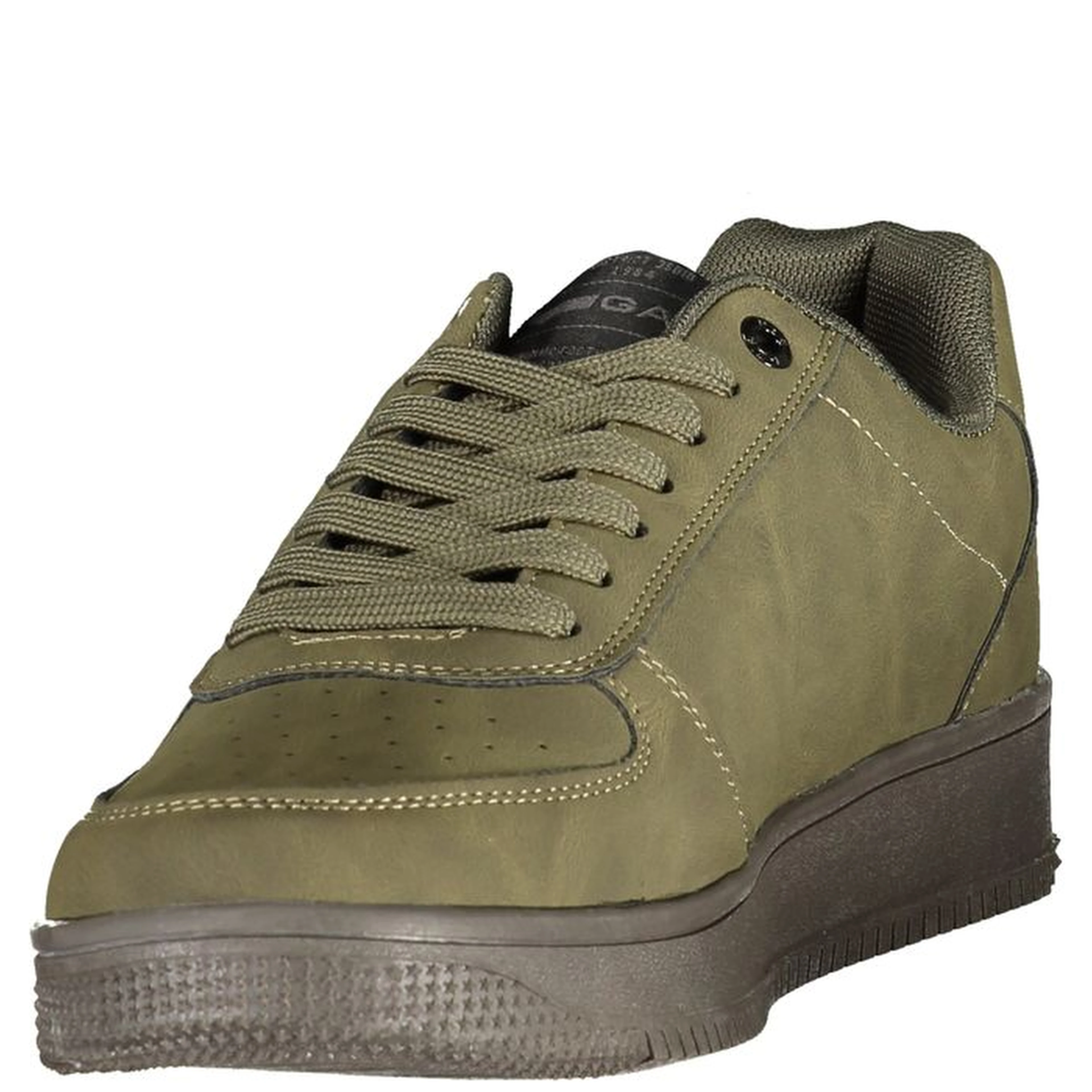 Green Polyurethane Mens Sneaker