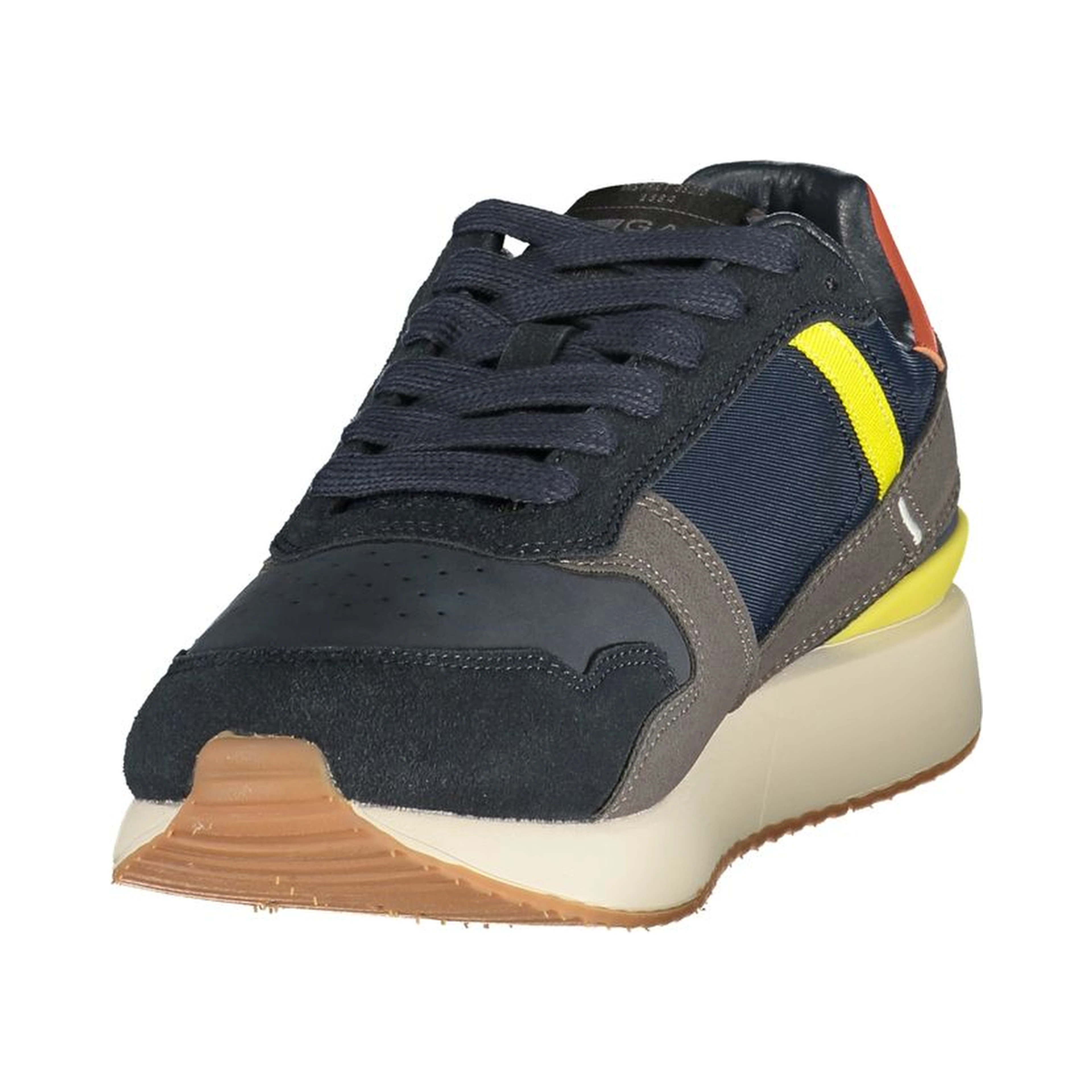 Blue Polyurethane Men's Sneaker